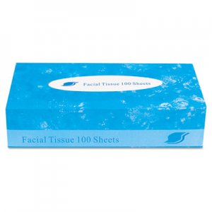 GEN GENFACIAL30100 Boxed Facial Tissue, 2-Ply, White, 100 Sheets/Box