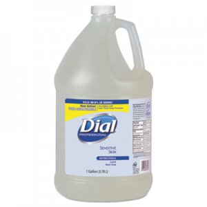 Dial Professional DIA82838 Antimicrobial Soap for Sensitive Skin, Floral, 1 gal Bottle, 4/Carton