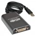 Tripp Lite TRPU244001R USB 2.0 to DVI/VGA External Multi-Monitor Video Card, 128 MB SDRAM