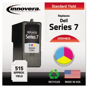 Innovera IVRDH829 Remanufactured CH884 (Series 7) High-Yield Ink, Tri-Color