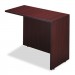 Alera ALEVA354224MY Valencia Series Reversible Return/Bridge Shell, 42w x 23 5/8d. Mahogany