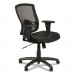 Alera ALEET4218 Etros Series Mesh Mid-Back Synchro Tilt Chair, Mesh Back/Seat, Black