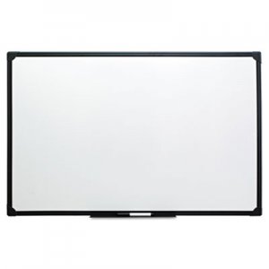Universal UNV43629 Dry Erase Board, Melamine, 48 x 36, Black Frame