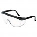 MCR CRWSS110 Stratos Safety Glasses, Black Frame, Clear Lens