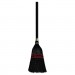 Boardwalk BWK951BP Flag Tipped Poly Bristle Lobby Broom, 37-38" Length, Natural/Black, 12/Carton