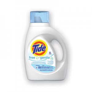 Tide PGC41823 Free and Gentle Laundry Detergent, 32 Loads, 46 oz Bottle, 6/Carton