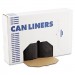 Boardwalk BWK518 SH-Grade Repro Can Liners, 43x47, 56gal, 1.2mil, Black, 10 Bag/Roll, 10 Roll/CT