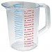 Rubbermaid Commercial RCP3216CLE Bouncer Measuring Cup, 32oz, Clear