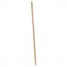 Boardwalk BWK138 Metal Tip Threaded Hardwood Broom Handle, 1 1/8 dia x 60, Natural