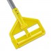 Rubbermaid Commercial RCPH145 Invader Fiberglass Side-Gate Wet-Mop Handle, 1 dia x 54, Gray/Yellow