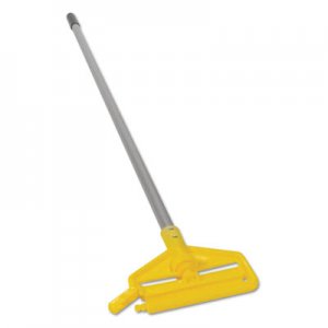 Rubbermaid Commercial RCPH136 Invader Aluminum Side-Gate Wet-Mop Handle, 1 dia x 60, Gray/Yellow