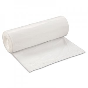 Inteplast Group IBSSL3858XHW2 Low-Density Can Liner, 38 x 58, 60gal, .7mil, White, 25/Roll, 4 Rolls/Carton