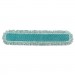 Rubbermaid Commercial HYGEN RCPQ438 Dry Dusting Mop Heads with Fringe, 36", Microfiber, Green