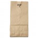 Genpak BAGGK4500 Grocery Paper Bags, 5" x 9.75", Kraft, 500 Bags
