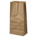 Genpak BAGGK16500 Grocery Paper Bags, 7.75" x 16", Kraft, 500 Bags