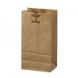 Genpak BAGGX2500 Grocery Paper Bags, 8.13" x 9.75", Kraft, 500 Bags