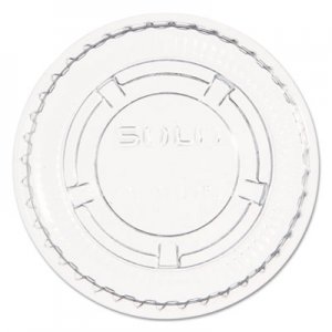 Dart DCCPL100N Portion/Souffle Cup Lids. Fits .5-1oz Cups, Clear, 2500/Carton