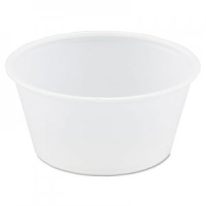 Dart DCCP325N Polystyrene Portion Cups, 3.25oz, Translucent, 250/Bag, 10 Bags/Carton