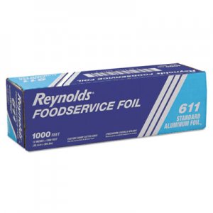Reynolds Wrap RFP611M Metro Aluminum Foil Roll, Lighter Gauge Standard, 12" x 1000 ft, Silver