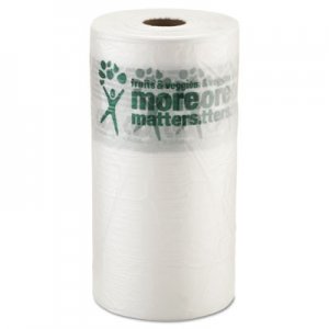 Inteplast Group IBSPHMORE15NS Produce Bag, 10 x 15, 9 Microns, Natural, 1400/Roll, 4 Rolls/Carton