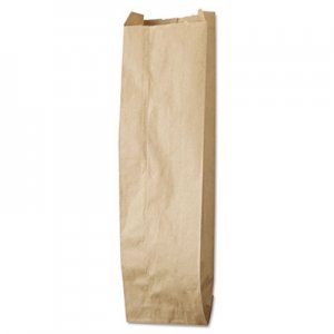 Genpak BAGLQQUART500 Liquor-Takeout Quart-Sized Paper Bags, 4.25" x 16", Kraft, 500 Bags