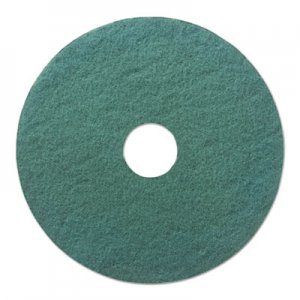 Boardwalk BWK4020GRE Heavy-Duty Scrubbing Floor Pads, 20" Diameter, Green, 5/Carton