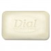 Dial DIA00098 Antibacterial Deodorant Bar Soap, Unwrapped, White, 2.5oz, 200/Carton