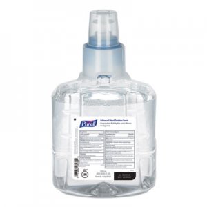 PURELL GOJ190502EA Advanced Foam Hand Sanitizer, LTX-12, 1200 mL Refill, Clear