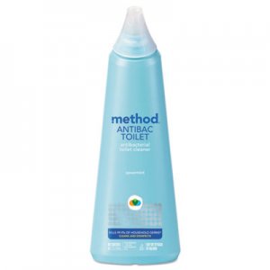 Method 01221 Antibacterial Toilet Cleaner, Spearmint, 24 oz Bottle MTH01221