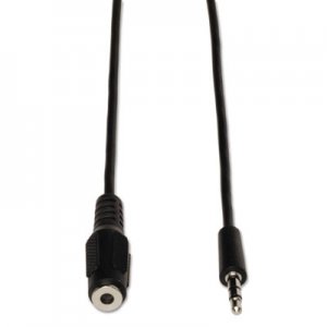 Tripp Lite TRPP311006 3.5mm Mini Stereo Audio Extension Cable for Speakers and Headphones (M/F), 6 ft