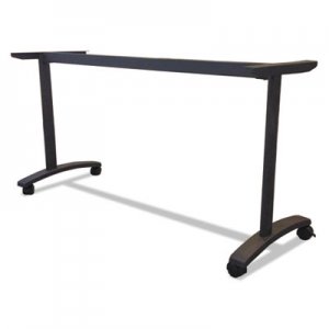 Alera ALEVA7476BK Valencia Series Training Table T-Leg Base, 58w x 19-3/4d, Black