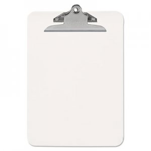 Universal UNV40308 Plastic Clipboard with High Capacity Clip, 1" Capacity, Holds 8 1/2 x 12, Clear