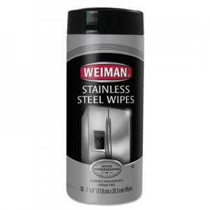 WEIMAN 92 Stainless Steel Wipes, 7 x 8, 30/Canister WMN92