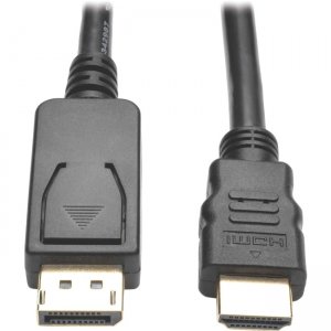 Tripp Lite P582-006-V2 DisplayPort 1.2 to HDMI Adapter Cable, 6 ft.