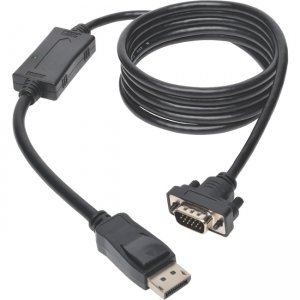 Tripp Lite P581-006-VGA-V2 DisplayPort 1.2 to VGA Active Adapter Cable, 6 ft.