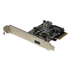 StarTech.com PEXUSB311EI 2-Port USB 3.1 (10Gbps) Card - USB-A, 1x External, 1x Internal - PCIe
