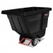 Rubbermaid Commercial RCP1304BLA Rotomolded Tilt Truck, Rectangular, Plastic, 450 lb Capacity, Black