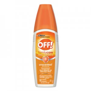 OFF! SJN654458 FamilyCare Unscented Spray Insect Repellent, 6 oz Spray Bottle, 12/Carton