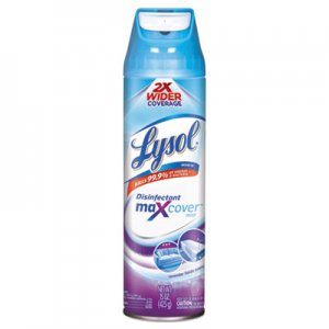 LYSOL Brand RAC94121EA Max Cover Disinfectant Mist, Lavender Field, 15 oz Aerosol Spray