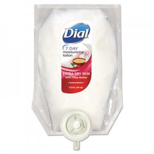 Dial DIA12260CT Extra Dry 7-Day Moisturizing Lotion with Shea Butter, 15 oz Refill, 6/Carton