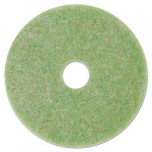 3M MMM18049 Low-Speed TopLine Autoscrubber Floor Pads 5000, 17" Diameter, Green/Orange, 5/CT