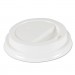 Boardwalk BWKDEERHLIDW Deerfield Hot Cup Lids for 10oz - 16oz Cups, White, Plastic, 50/PK, 20 PK/Carton