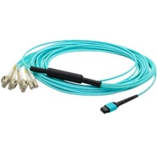 AddOn ADD-MPO-4LC1M5OM4 Fiber Optic Duplex Fan-out Network Cable