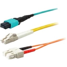 AddOn ADD-LC-LC-200M5OM4P 200m Multi-Mode fiber (MMF) Duplex LC/LC OM4 Plenum Patch Cable