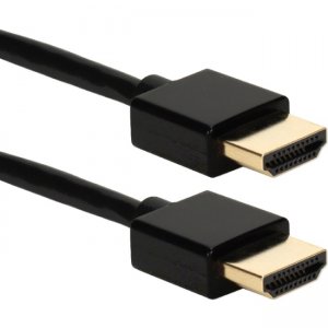 QVS HDT-10F 10ft High Speed HDMI UltraHD 4K with Ethernet Thin Flexible Cable