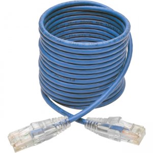 Tripp Lite N201-S06-BL Cat6 Gigabit Snagless Molded Slim UTP Patch Cable (RJ45 M/M), Blue, 6ft