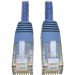 Tripp Lite N200-006-BL Cat6 Gigabit Molded Patch Cable (RJ45 M/M), Blue, 6 ft