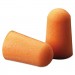 3M MMM1100 Foam Single-Use Earplugs, Cordless, 29NRR, Orange, 200 Pairs