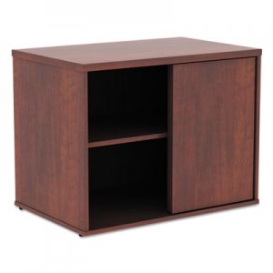 Alera ALELS593020MC Open Office Low Storage Cabinet Credenza, 29 1/2 x 19 1/8x 22 7/8, Cherry