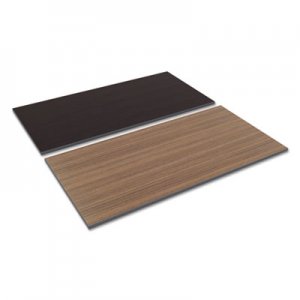 Alera ALETT6030EW Reversible Laminate Table Top, Rectangular, 59 3/8w x 29 1/2d, Espresso/Walnut